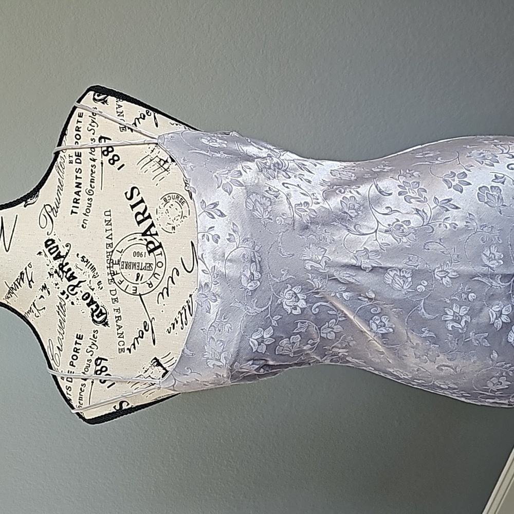 VINTAGE SATIN SLIP DRESS. SIZE 9/10 🇺🇸 - Picture 4 of 11